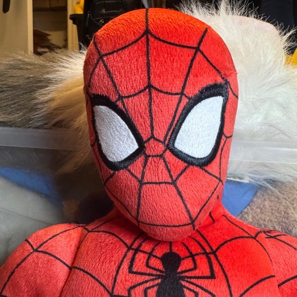 NWT Marvel Spider Man Plush Toy Doll Stuffed Animal Large Collectible Pillow 27" - Picture 2 of 10
